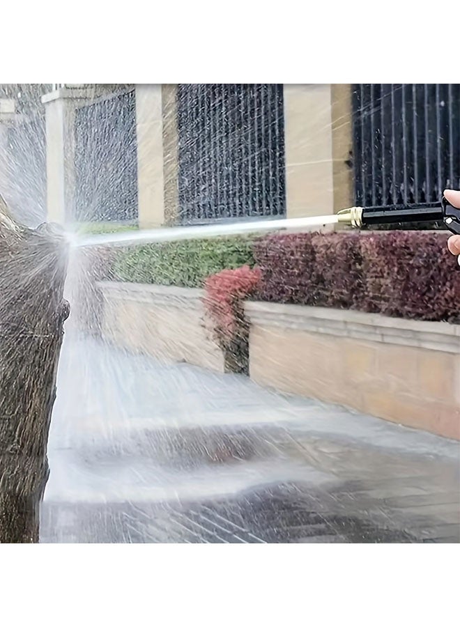 WINEENEE "Expandable Garden Hose 100FT, Heavy Duty Heat-Resistant with 10 Spray Nozzles, Leak-Proof for Irrigation Cleaning, Watering Saudi Arabia (KSA)" - Image 2